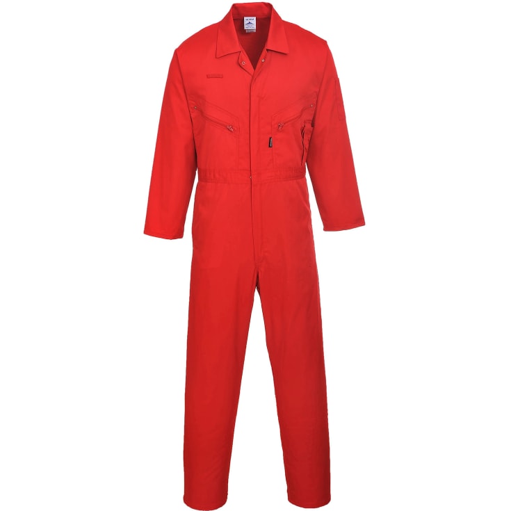 Portwest Liverpool kedeldragt, Rød, S/48