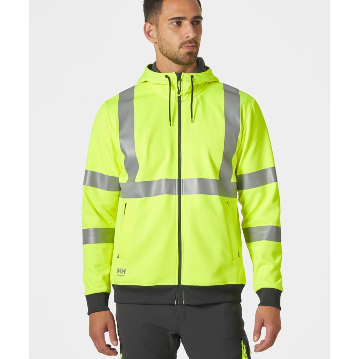 Helly Hansen Addvis hættetrøje med lynlås, Gul, 2XL