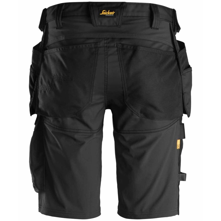 Snickers AllroundWork håndværkershorts 6141, Sort, 50