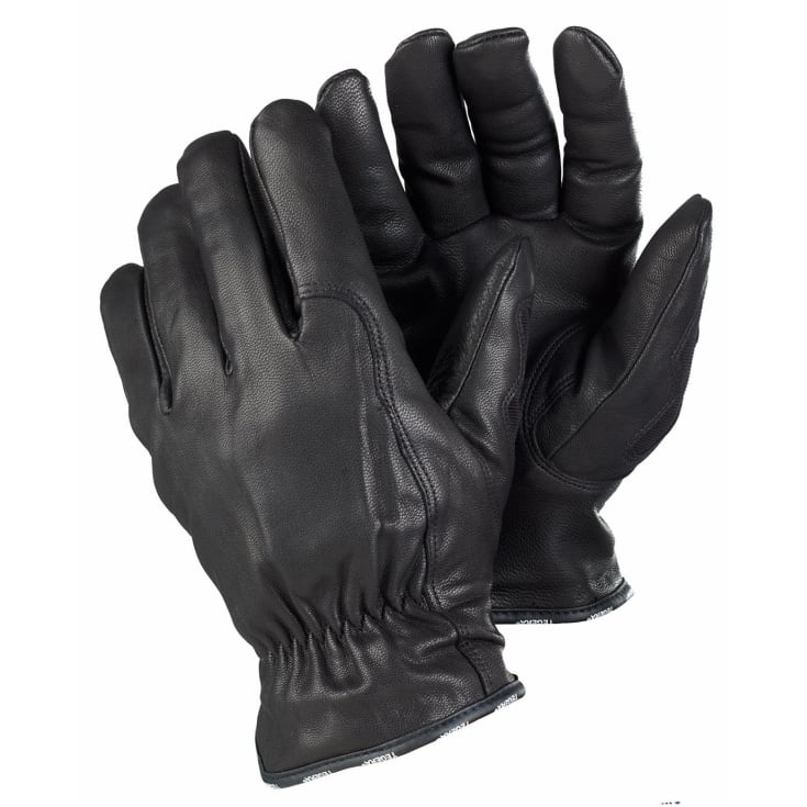 Tegera 8355T skærehæmmende læderhandsker Cut B, Sort, 8