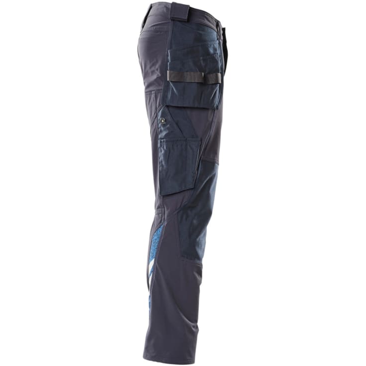 Mascot Accelerate håndværkerbukser med stretch, marineblå, str. 82C62