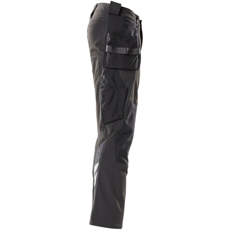 Mascot Accelerate arbetsbyxor med stretch, svart, st 90C50