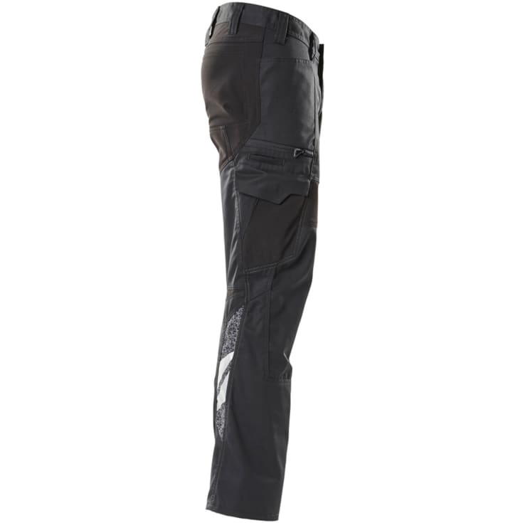 Mascot Accelerate servicebyxa med stretch, svart, st 76C52