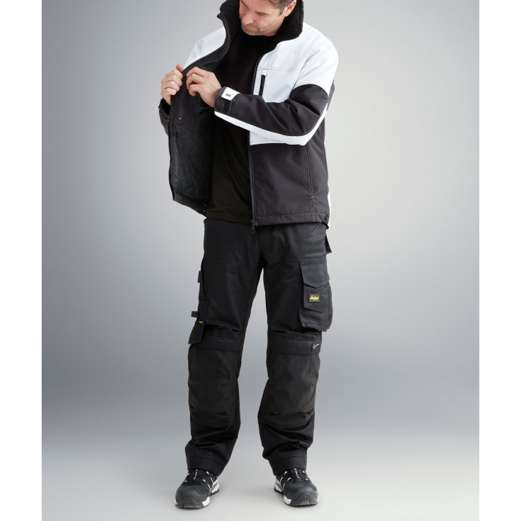 Snickers 6351 arbeidsbukse med stretch, sort, str. 162