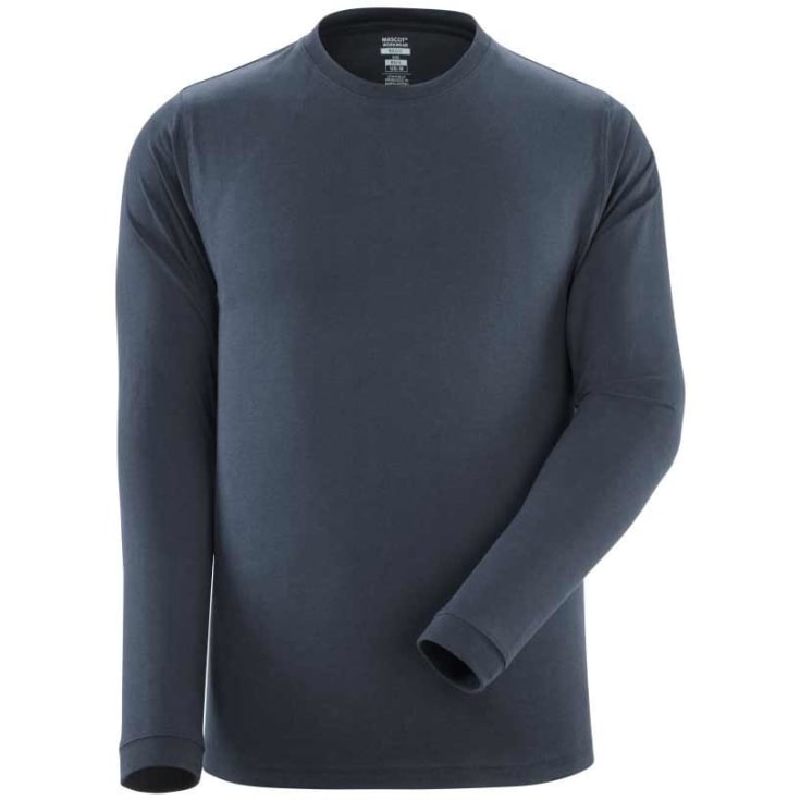 Mascot Crossover langærmet t-shirt, marineblå, str. M