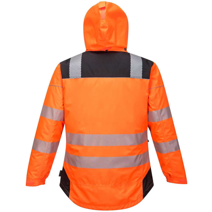Portwest PW3 vinterjakke, Hi-Vis Orange/Sort, 3XL