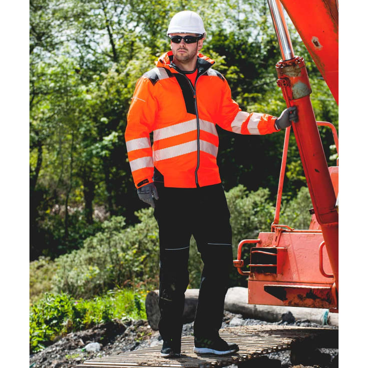 Portwest PW3 vinterjakke, Hi-Vis Orange/Sort, 3XL