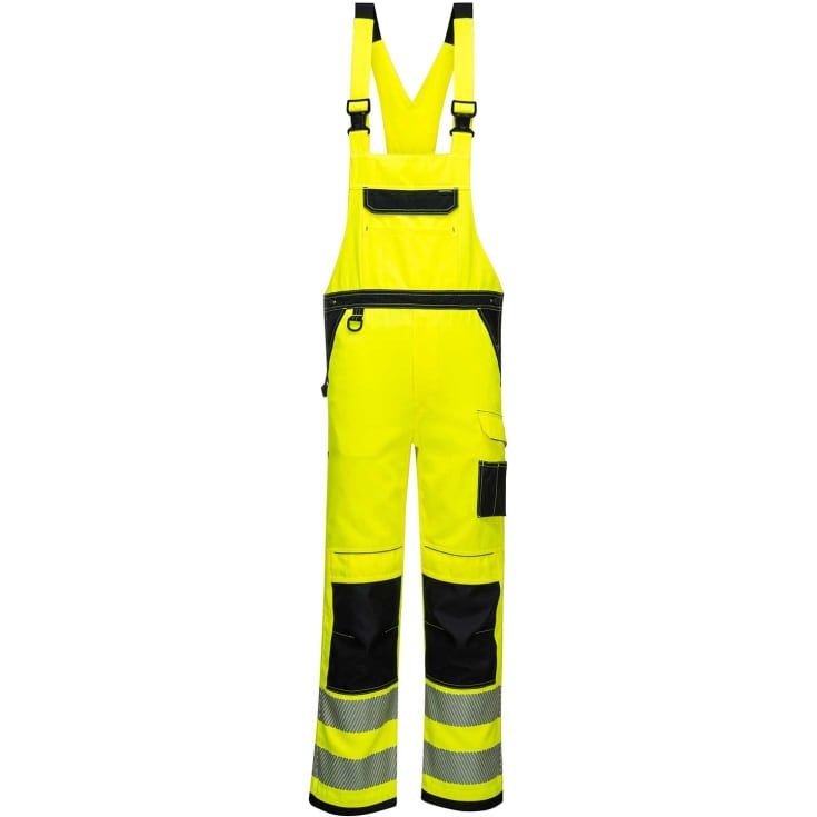 Portwest PW3 arbejdsoveralls, Hi-vis Gul/Sort, M