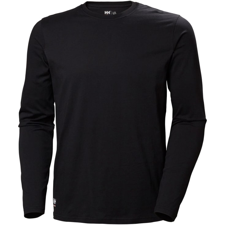 Helly Hansen Classic langærmet T-shirt, Sort, L