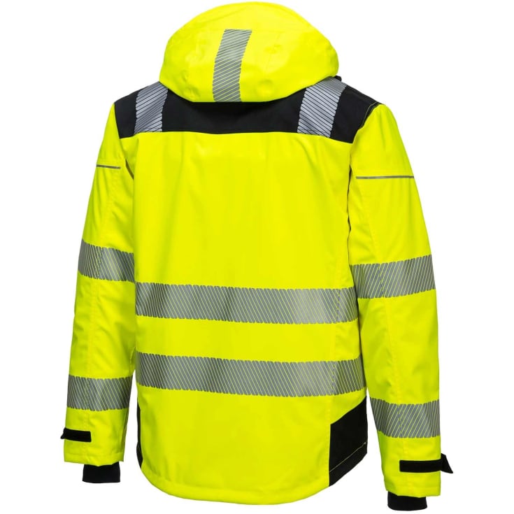 Portwest PW3 skaljakke, Hi-vis Gul/Sort, 2XL
