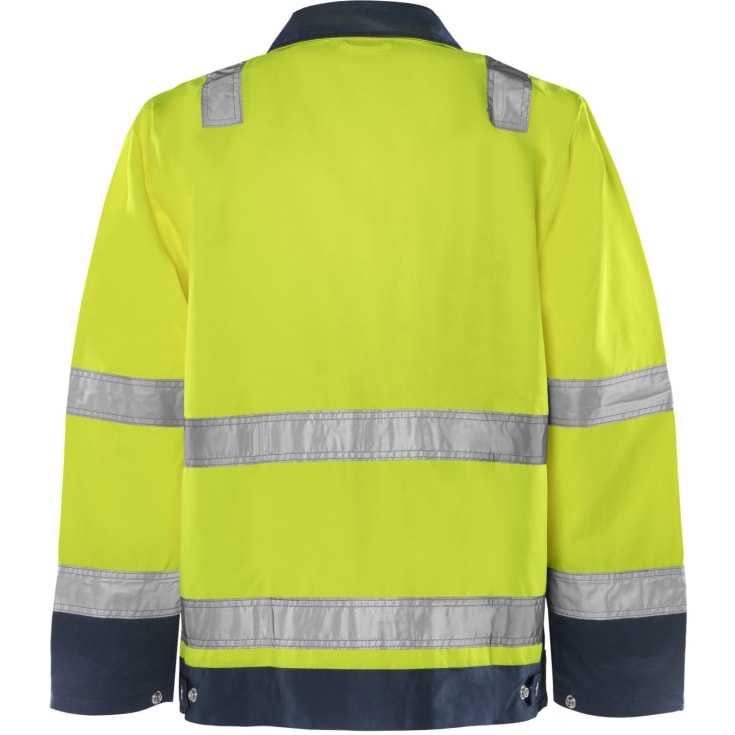 Fristads arbejdsjakke, Hi-Vis gul/marine, L