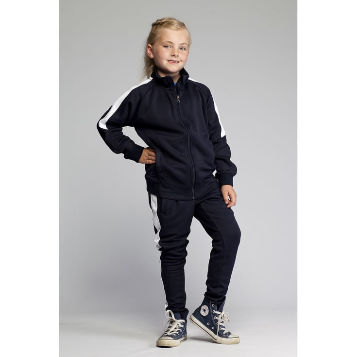 Pitch Stone Panel sweat cardigan til børn, Navy, 6