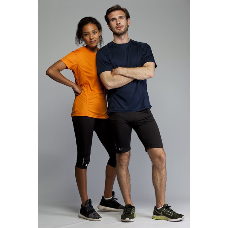 Pitch Stone Performance dame T-shirt, Orange, 3XL