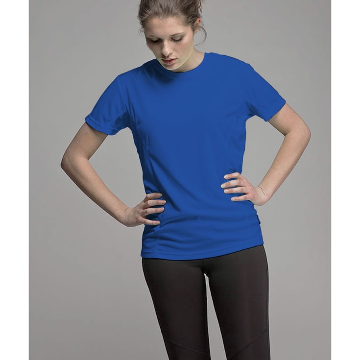 Pitch Stone Performance dame T-shirt, Azure, S