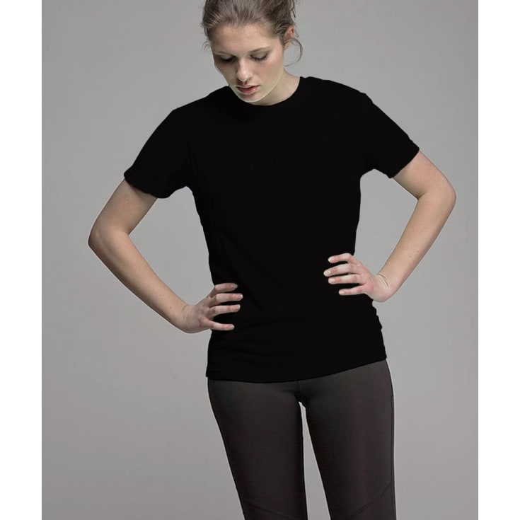 Pitch Stone Performance dame T-shirt, Black, 2XL