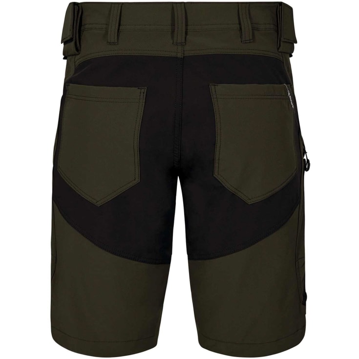 FE Engel X-treme arbeidsshorts med stretch, mørkegrønn, str. 100