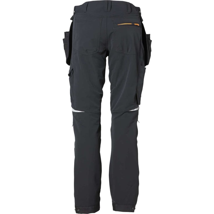 Kansas Evolve arbetsbyxor med 4-vägs stretch, svart, st C154