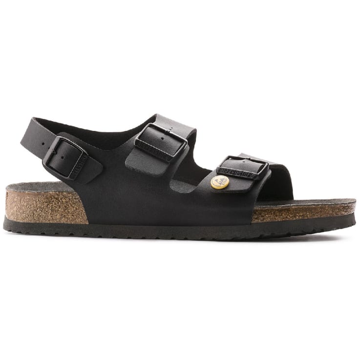 Birkenstock Milano ESD Narrow Fit sandaler, Sort, 46