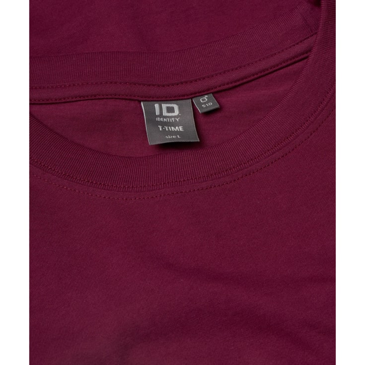 ID T-Time T-shirt, Bordeaux, M