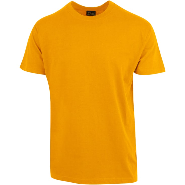 YOU Classic T-shirt til børn, Gul, 12/14