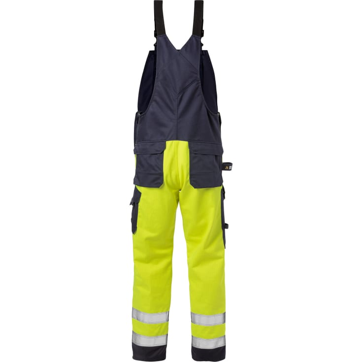 Fristads Flame overalls 1585 FLAM, Hi-vis Gul/Marine, C152