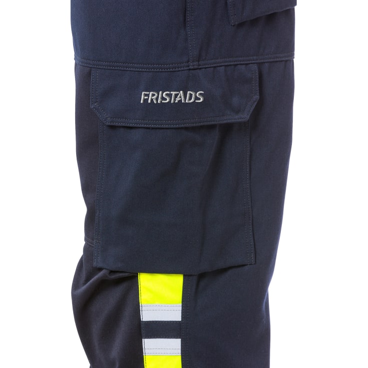 Fristads Flamestat arbejdsbukser 2165, Marine/Hi-Vis gul, C46