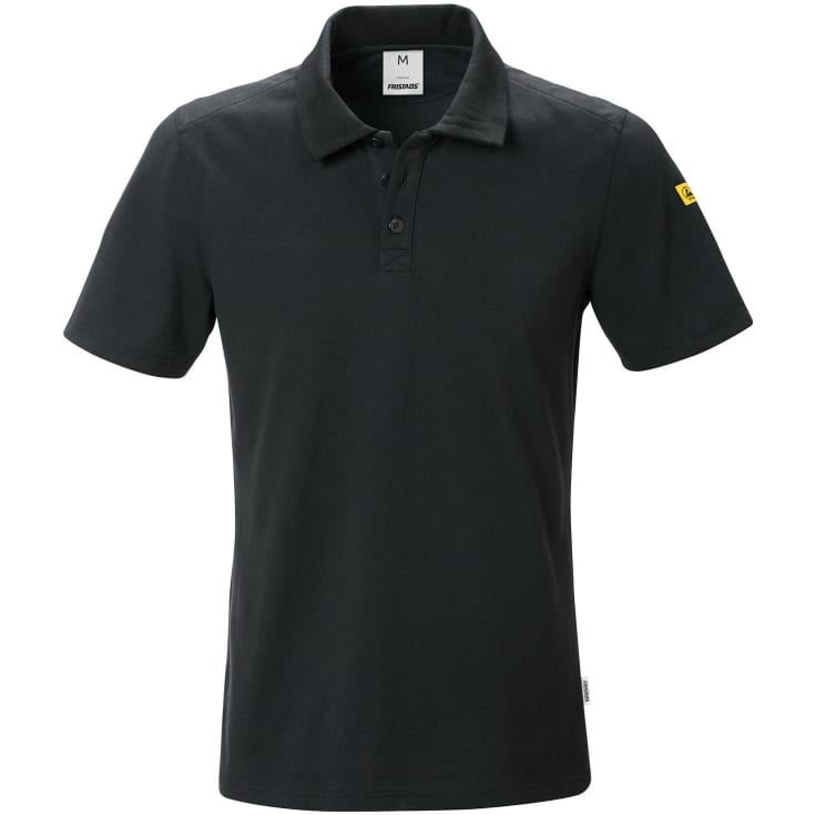 Fristads ESD polo T-shirt 7080, Sort, L