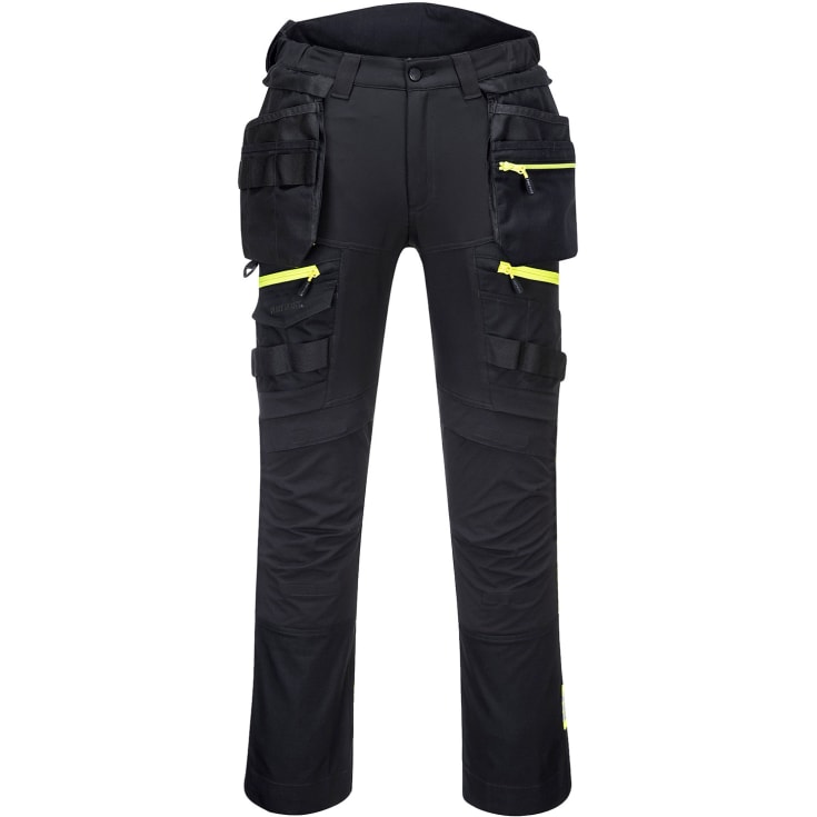 Portwest DX4 håndværkerbukser full stretch, Sort, 46