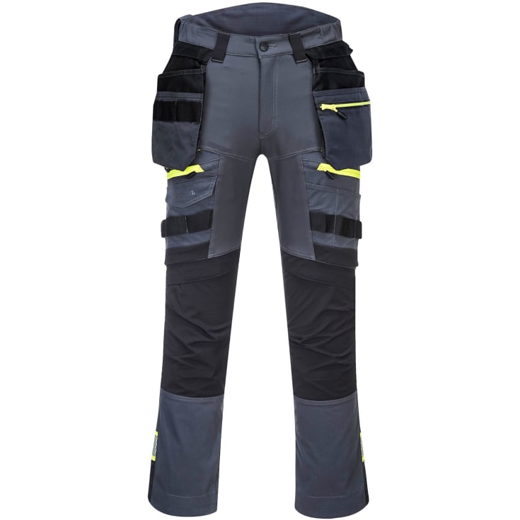Portwest DX4 håndværkerbukser full stretch, Metalgrå, 33