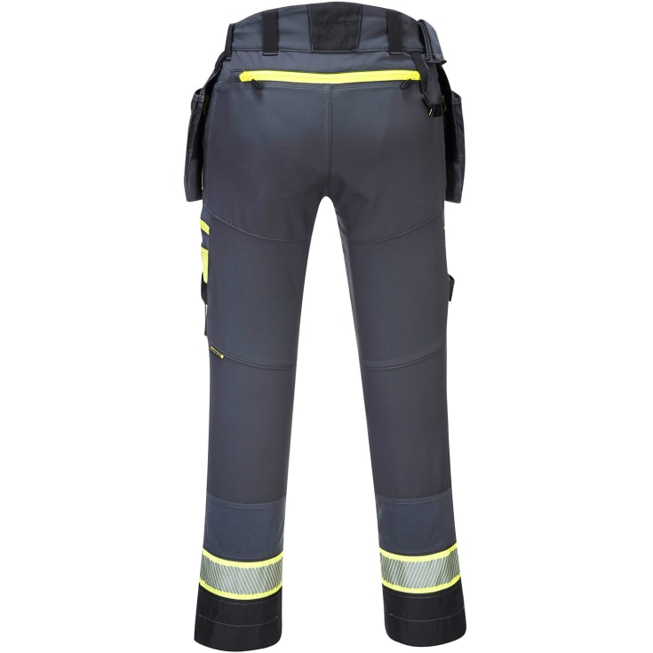 Portwest DX4 håndværkerbukser full stretch, Metalgrå, 33