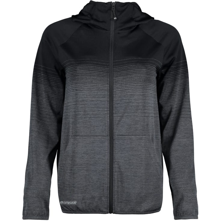 GEYSER Seamless dame cardigan, Sort, XS