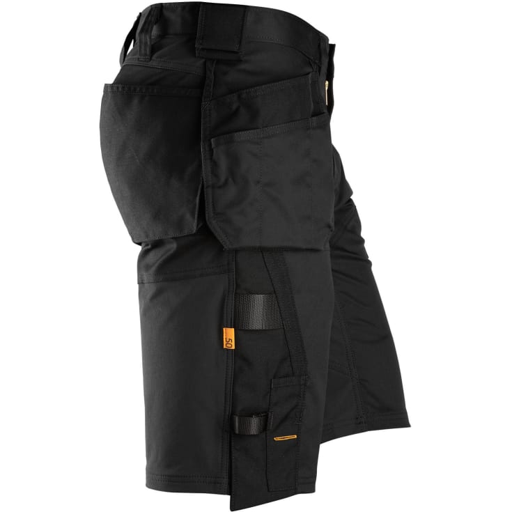 Snickers AllroundWork håndværkershorts 6151, Sort, 50