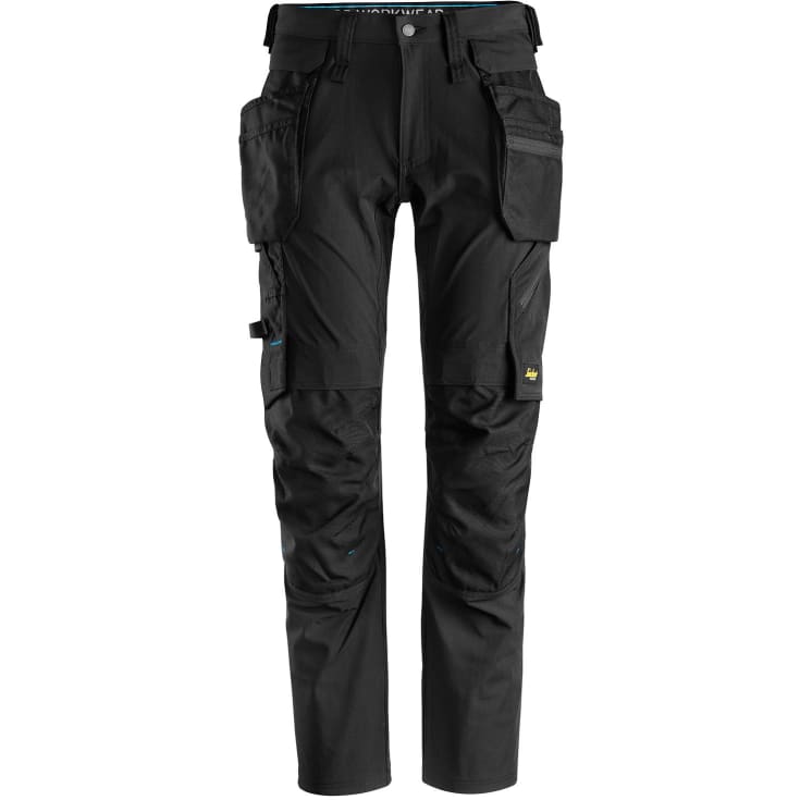 Snickers LiteWork håndværkerbukser 6208 full stretch, Sort, 146