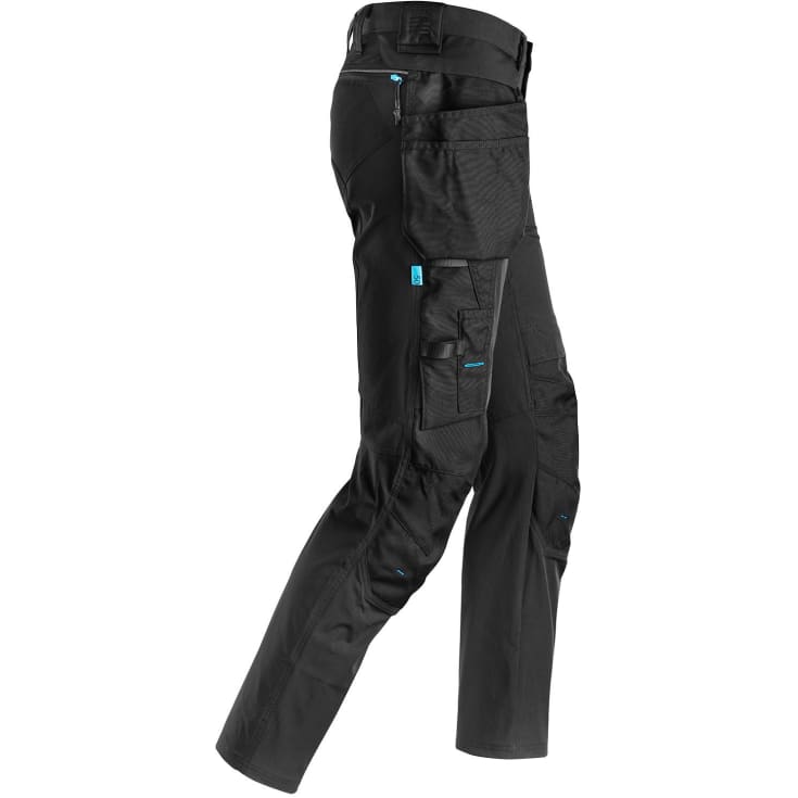 Snickers LiteWork håndværkerbukser 6208 full stretch, Sort, 146