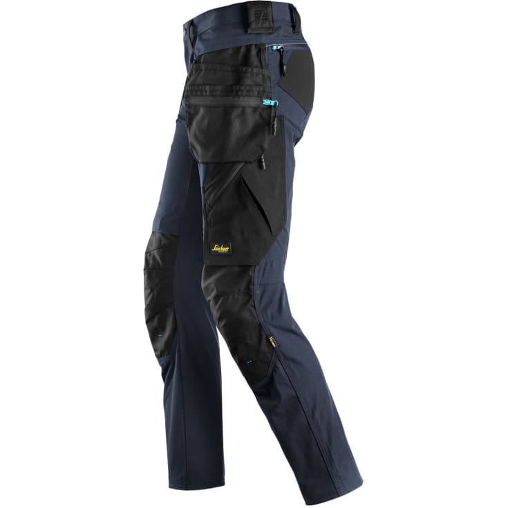 Snickers LiteWork håndværkerbukser 6208 full stretch, Navy/Sort, 152