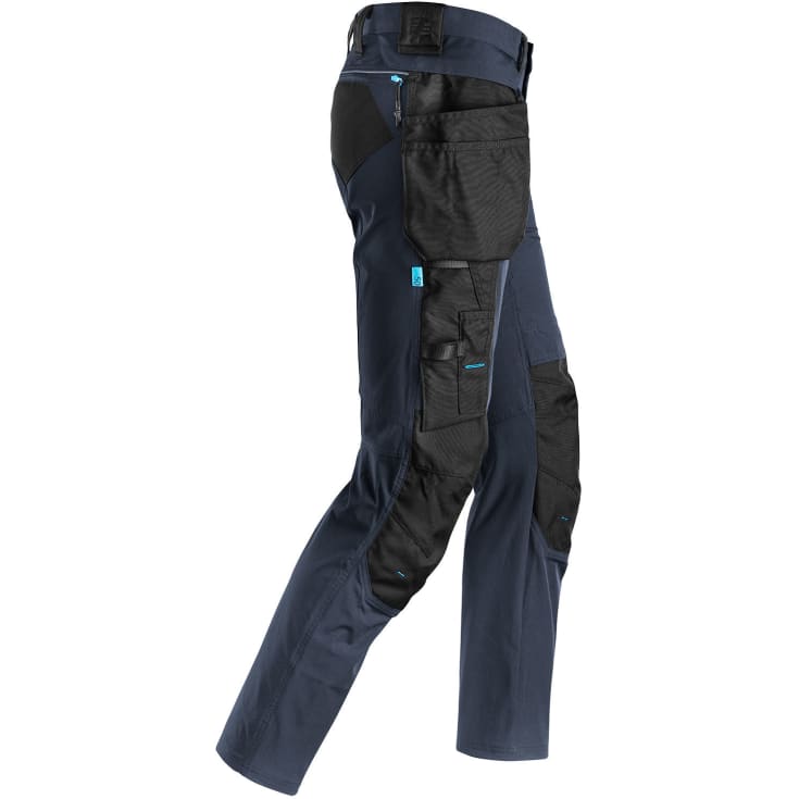 Snickers LiteWork håndværkerbukser 6208 full stretch, Navy/Sort, 152