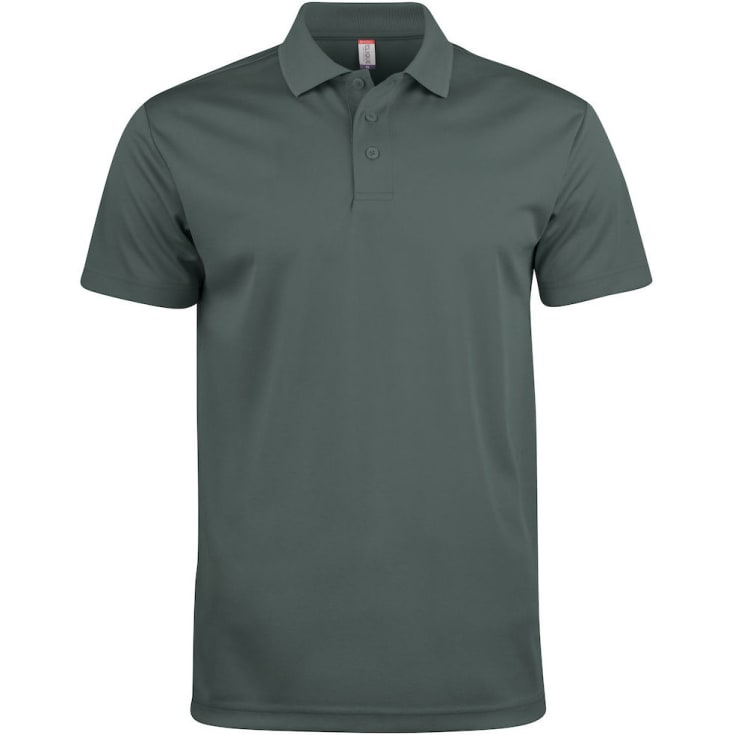 Clique Basic Active  polo T-shirt, Pistol Grå, XL