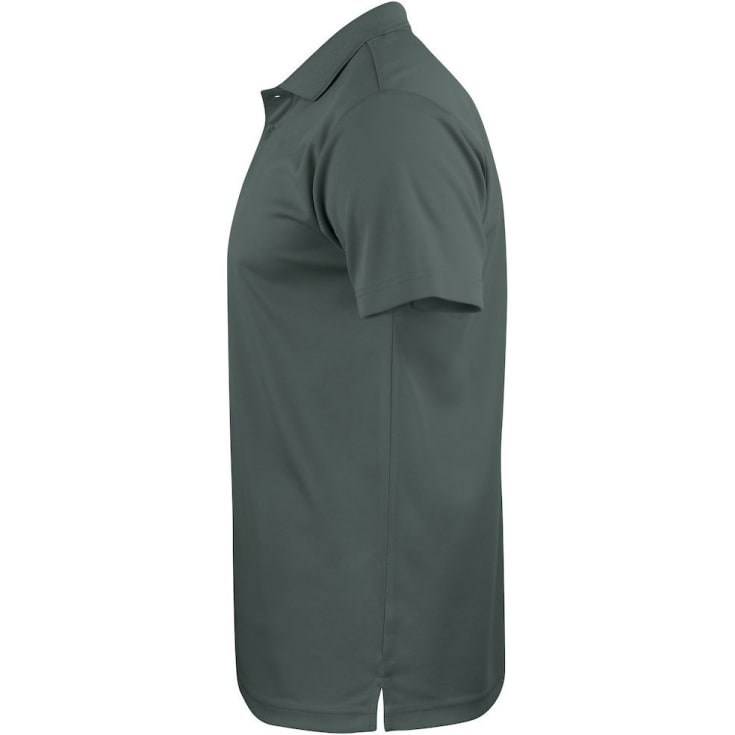 Clique Basic Active  polo T-shirt, Pistol Grå, XL