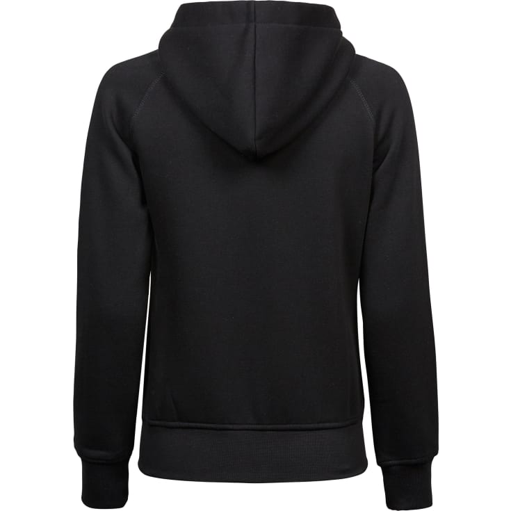 Tee Jays Fashion full zip dame hættetrøje, Sort, L