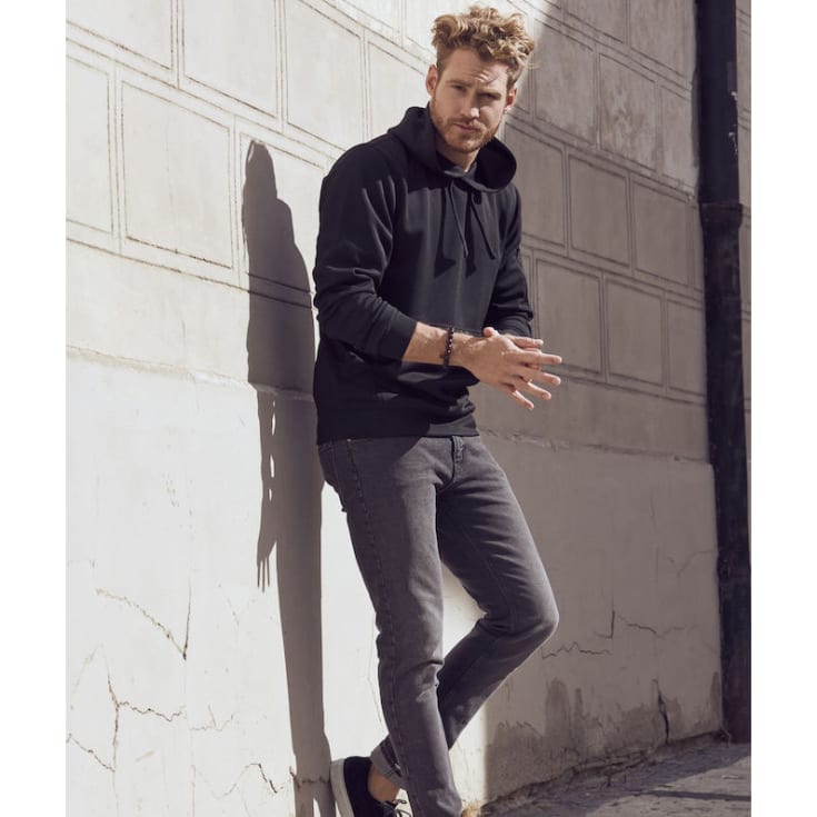 Clique Basic Active  hættetrøje, Sort, XS