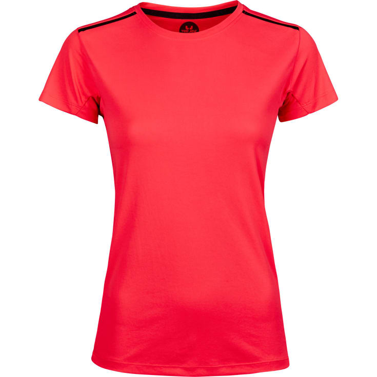 Tee Jays Luxury Sport dame T-shirt, Rød, 2XL
