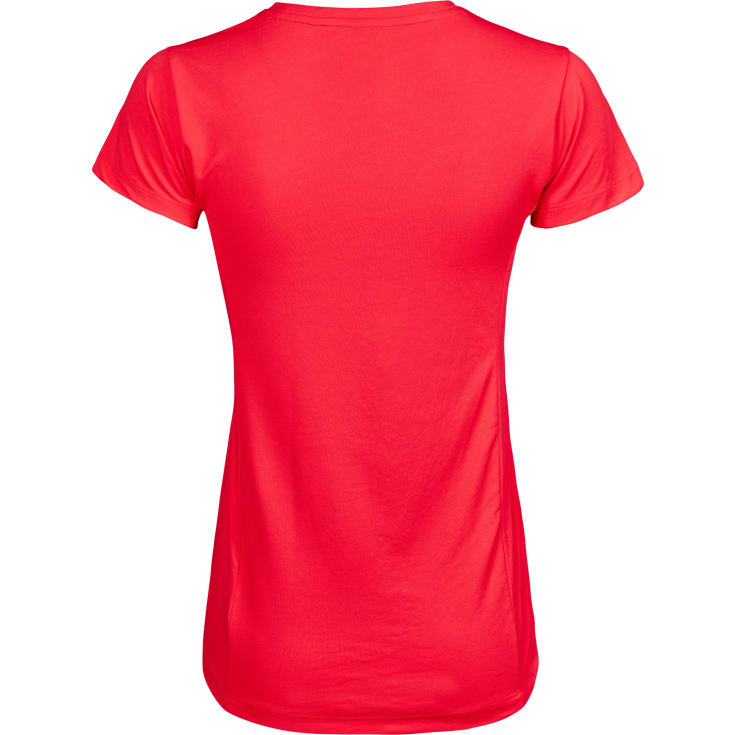 Tee Jays Luxury Sport dame T-shirt, Rød, 2XL