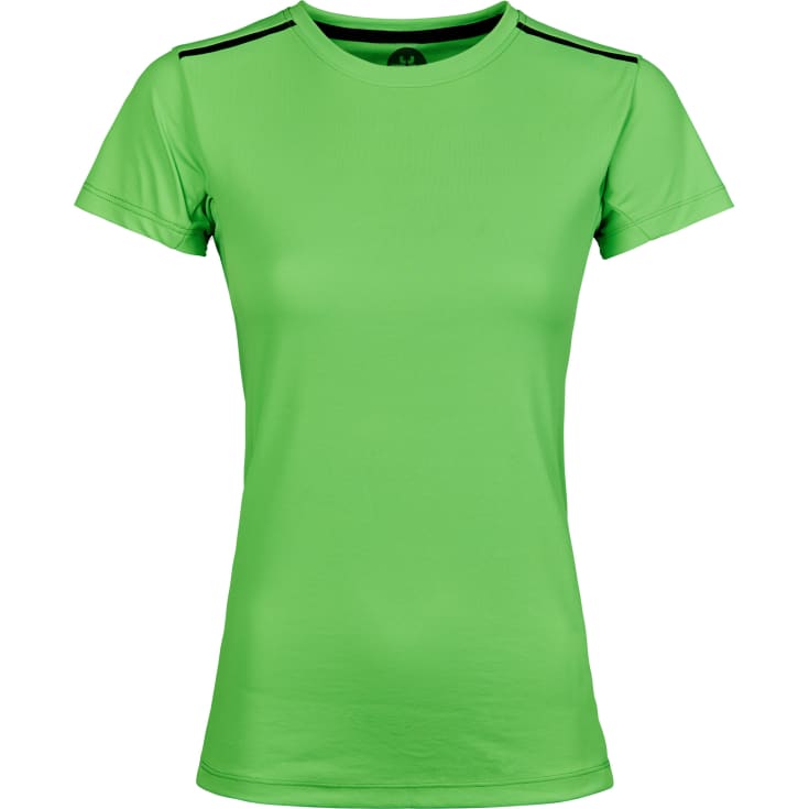 Tee Jays Luxury Sport dame T-shirt, Shock grøn, 2XL