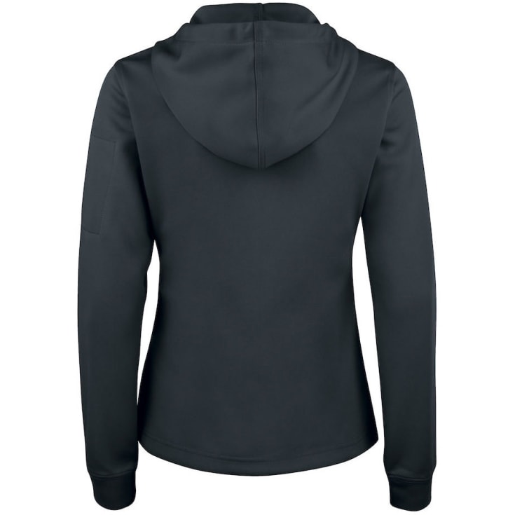 Clique Basic Active dame hættetrøje, Sort, XS