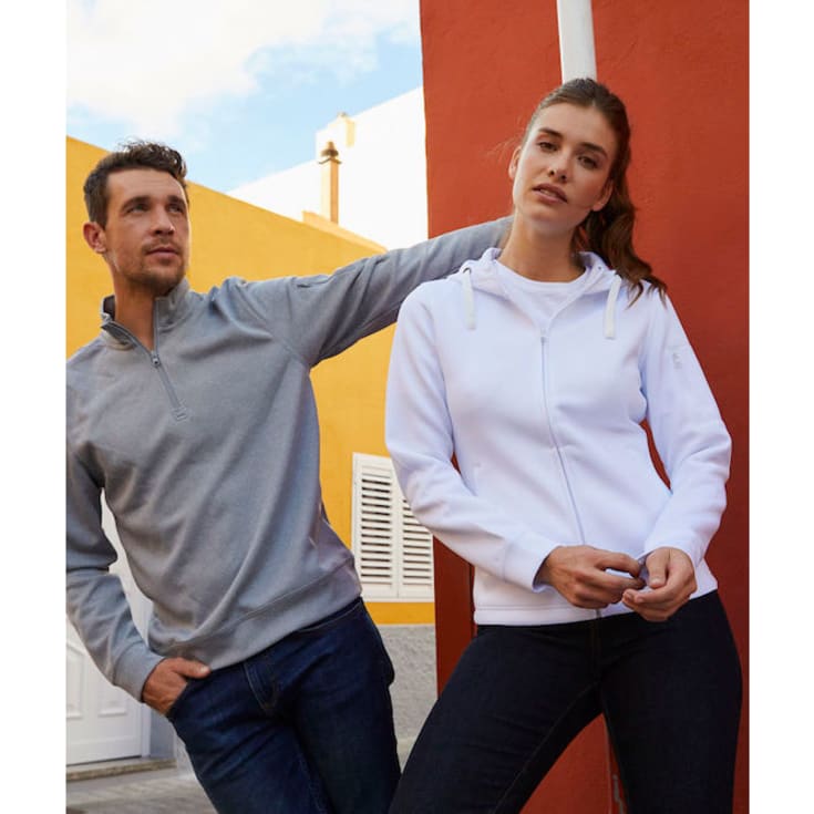 Clique Basic Active dame hættetrøje, Hvid, S