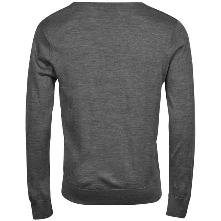 Tee Jays striktrøje, Grå melange, 2XL