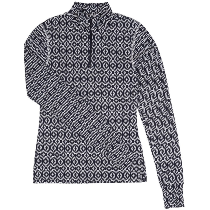 Joha Anne langærmet dameundertrøje, Blå, 2XL