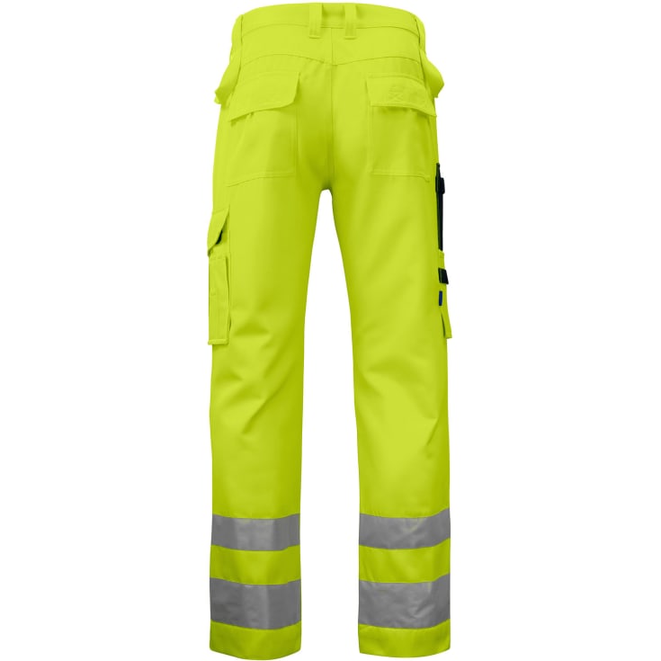 ProJob arbejdsbukser 6532, Hi-vis Gul/Sort, C58