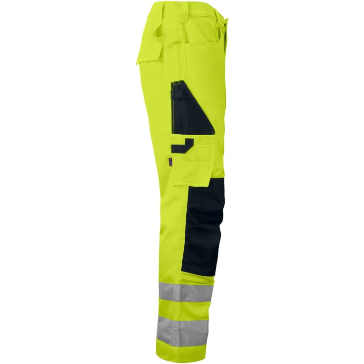 ProJob arbejdsbukser 6532, Hi-vis Gul/Sort, C58