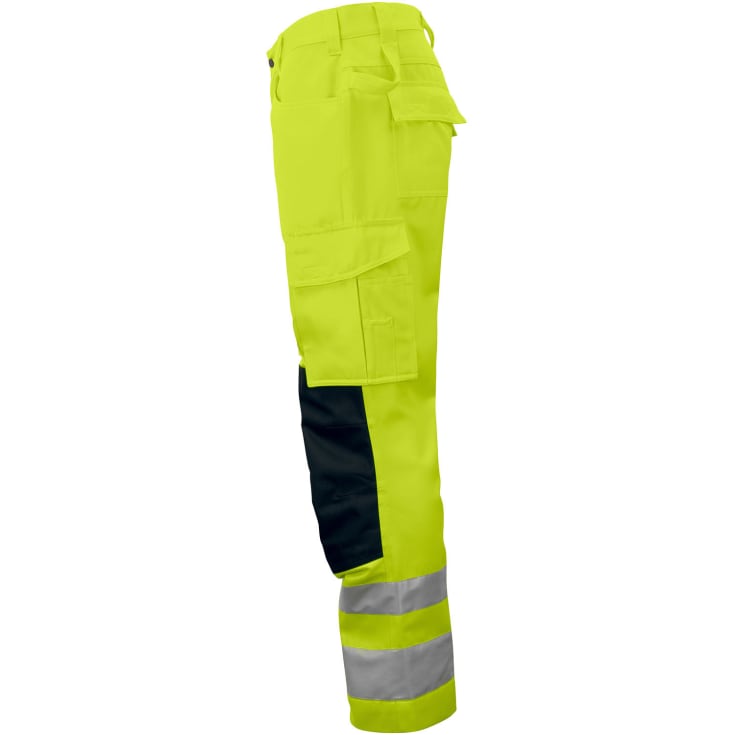 ProJob arbejdsbukser 6532, Hi-vis Gul/Sort, C58